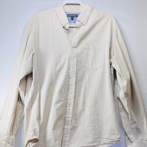 Banana Republic‎ Men's Light Cream Button-Down Shirt